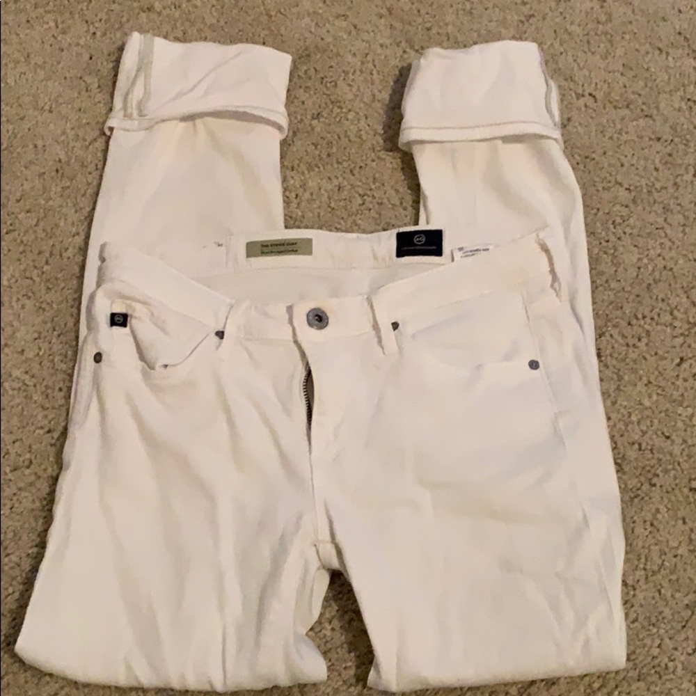White AG jeans - cropped